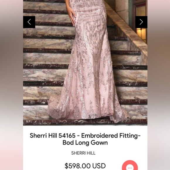 SHERRI HILL DRESS 54165 - Picture 2 of 4